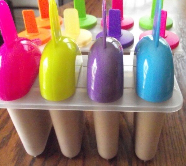 chocolate yogurt popsicles